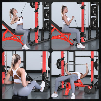 PMAX-4750 Dual Plate Loaded Squat Exercise Machine Gym Equipment Package